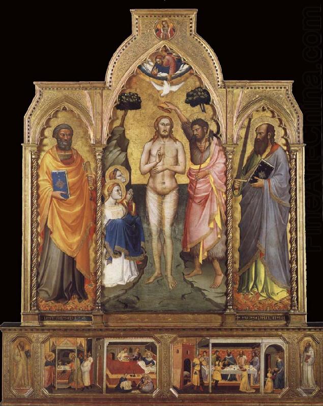 The Baptism of Christ, Niccolo di Pietro Gerini